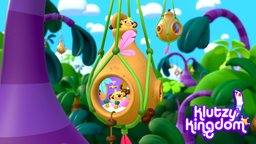 Klutzy Kingdom monkey, plant, cute, kids, kawaii, jungle, colorful, cartoon, house, home, animal, village, l3x, klutzykingdom