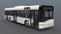 Solaris Urbino 12 III Euro 6 [Full Interior] modern, vehicles, transportation, 12, communication, urban, bus, solaris, urbino, citybus, vehicle, euro6