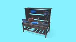 Rust Workbench LV2 rust, workbench, pixel-art, blockbench, warz, low-poly, minecraft, voxel