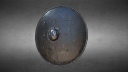 Shield for VR armor, vr, shields, metal, props, pbrtexture, substancepainter, game, pbr, shield