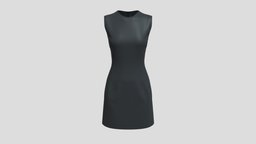 Sheath Dress 2 fashion, top, sheath, dress, costume, outfit, garment, apparel, clo3d, marvelousdesigner, womenswear, girl, female, clothing, clo, sheathdress, noai
