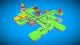 Farm Game Level Design Pack animals, lake, milk, farm, horse