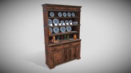 Kitchen Sideboard furniture, kitchen, unwrapped, pbr