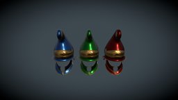 Phrygian Helmet Variants armor, greek, ancient, sculpted, texturepaint, antiquity, helmets, game-asset, cultural-heritage, helmet-3d-model, game, phrygian