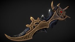 Fantasy gear sword unreal, free3dmodel, low-poly-model, sword-weapon, fantasy-sword, bladed-weapon, weapon, unity, sword, fantasy, blade, fantasy-weapon, gear-weapon, clock-weapon, gear-sword, anime-sword, game-ready-3d-model, noai