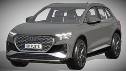Audi Q4 e-tron tron, wheel, green, rim, modern, power, wheels, suv, european, drive, audi, luxury, 4x4, wagon, speed, battery, hatchback, fast, offroad, family, germany, realistic, estate, comfort, crossover, contemporary, expensive, quattro, prestige, ecologic, sportback, e-tron, vehicle, design, car, electric, etron, q4