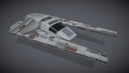 Imp Ship (Ugly Ship) empire, starship, imperial, 3dasset, starwars, 3dmodel, starwars-ships, starwars-universe, imperial-shuttle, ugly-ship