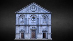 Duomo di Pienza Church of Pienza face, cathedral, chibi, italy, renaissance, roman, baroque, florence, toscana, duomo, firenze, gotico, tuscany, rinascimento, render, architecture, church, pienza, rossellino