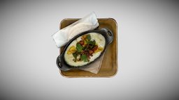 Queso Fundido food, sausalito, mexicanfood, photogrammetry, copitarestaurant
