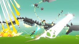 -Run, Dash, Spike.- Diorama scene, cell, spark, dash, diorama, run, staffpicks, spike, chay, miel, citrine, unity, low, poly