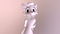 Boykisser 3d (Download link in desc) cat, boy, fox, furry, yiff, character, cartoon, blender, free, wolf, kisser, boykisser