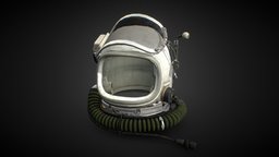 Russian Cosmonaut Helmet prop, props-assets, 3d-art, modelling-3dsmax, asset, game, gameart, substance-painter, model
