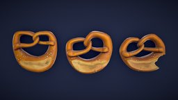 Stylized Pretzels food, cartoony, stylised, snack, bread, loaf, bakery, pastry, foods, bagel, overwatch, salt, dough, pretzel, brezel, bretzel, stilized, snacks, baker, stilised, pretzels, fortnite, pbr-game-ready, snackfood, breadroll, low-poly, cartoon, pbr, lowpoly, bakery-products, bakeryshop, pretzelgameready, laugenbrezel