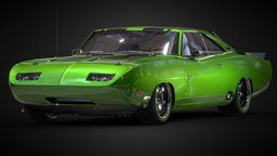 Dodge Charger Daytona 1969 Custom One green, custom, vehicles, charger, retro, classic, daytona, dodge, modified, midpoly, classics, mid-poly, customize, free3dmodel, retrocar, hemi, freedownload, free-download, mopar, classiccar, gamereadymodel, freemodel, dodgecharger, customcar, freetouse, custom-made, vehicles-cars, retrocars, vehicle, free, gameready, classiccars, greencar, freetodownload, muslecar, dodgecharger1969, freefire3dmodels, modifiedcar, alexka, "dodgedaytona"