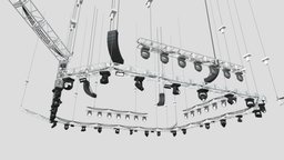 AEW Overhead Lighting Rig elite, all, stage, wrestling, wwf, wwe, wcw, pandemic, aew, garymc