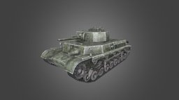 40 M Turan I Tank track, army, tanks, gamedev, tank, battle, waepon, wchile, unity, game, lowpoly, military, gun, war