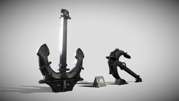 Titanic Anchors Front Back titanic, anchor, titanicanchor