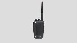 Low Poly Walkie Talkies police, security, safety, walkie-talkie, military, radio