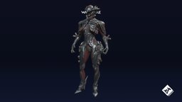 Kudegra Mesa Skin ninja, gunslinger, cowboy, warframe, scifi