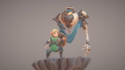 The Gilded Knight artwork, 3dart, manga, 3dsculpt, artstation, digitalart, 3dsculpting, digitalsculpt, substancepainter, 3d, 3dsmax, art, conceptart, zbrush, anime