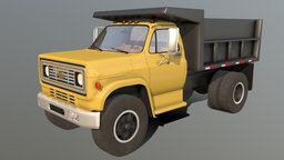 Chevrolet C70 Dump Truck truck, chevrolet, chevy, american, 80s, midpoly, dumptruck, kodiak, vehicle