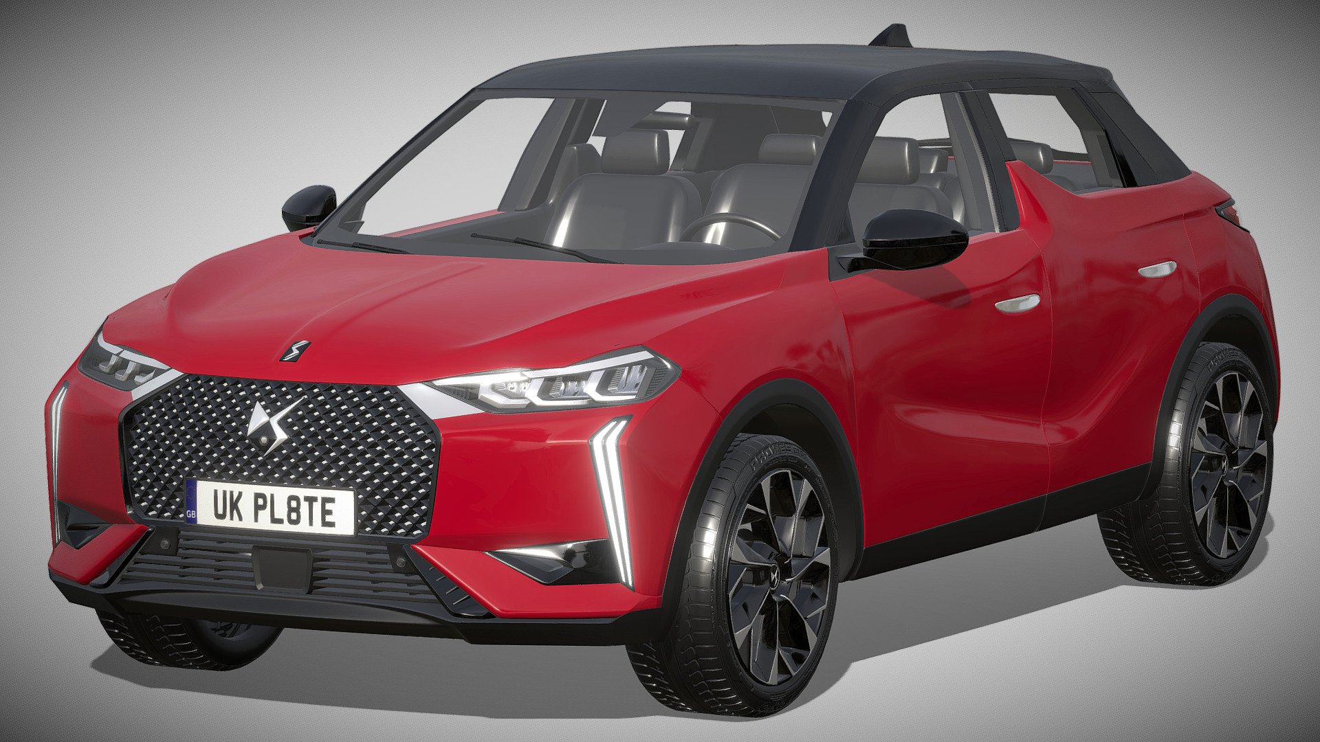 DS 3 2023

https://www.dsautomobiles.fr/modeles-ds/ds-3.html

Clean geometry Light weight model, yet completely detailed for HI-Res renders. Use for movies, Advertisements or games

Corona render and materials

All textures include in *.rar files

Lighting setup is not included in the file! - DS 3 2023 - Buy Royalty Free 3D model by zifir3d 3d model