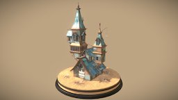 Mansion (imaginary) videogame, desert, island, vr, mansion, substance-designer, unrealengine4, imaginary, graduation, maya-2016, touttee1art, isart-digital, toyisland, substance-painter, house, studentwork, pirate, building