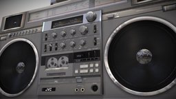 Japan Victor Company JVC RC-M90 tape, japan, vintage, oldschool, company, recorder, cassette, victor, jvc, radio, rc-m90