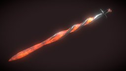 Firelink greatsword fanart, games, videogame, boss, fire, greatsword, cinder, darksouls, fromsoftware, darksouls3, bledner3d, bossfight, soulofcinder, substancepainter, weapon, blender, gameart, sword, lovedarksouls