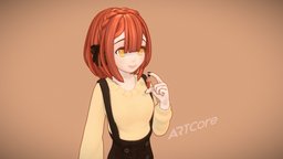 Girl (Toon Shader Character) toonshader, characters