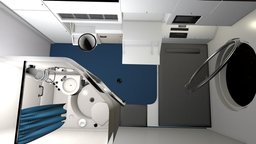 Nakagin Capsule Tower Room (中銀カプセルタワービル) tower, room, modern, capsule, archvis, japan, retro, floor, floorplan, apartment, layout, living, tokyo, age, 70s, nakagin, metabolism, substancepainter, substance, home, building, textured, concept, space, metabolist, zhong-yin-kapuserutawabiru, kapuserutawabiru, zhong-yin