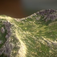 *Free* Quick terrain test world, landscape, grass, terrain, machine, peaks, rock