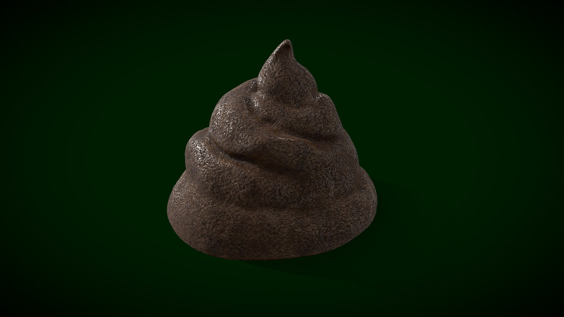 A model of doggy doo doo.

Sculpted in ZBrush and textured in Substance Painter. 
Enjoy!

2048 x 2048 textures 3d model