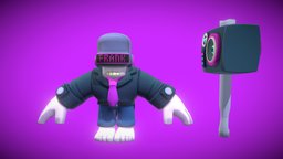 DJ Frank t-pose Brawl Stars frank, brawler, dj, brawl, character, brawlstars, brawl-stars, brawl_stars