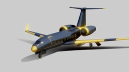 PRIVATE JET vehicles, transportation, flying, 3dmodels, luxury, transport, travel, gamedev, gamedevelopment, businessjet, blender3dmodel, privateplane, passengers, dassaultfalcon, flying-vehicle, luxury-jet, private-jet, charter-flight, blender3d