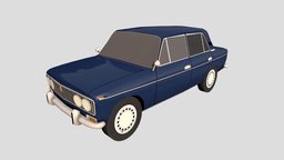 The Soviet model VAZ-2103 of 1972-1984 soviet, russia, ussr, citiesskylines, soviet-union, cities-skylines