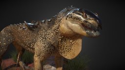Cat-lizard cat, lizard, arnold, mari, alien, argus, monitor-lizard, creature, zbrush, monster