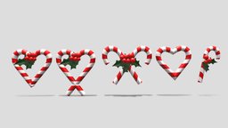 Christmas Candys Pack tree, food, winter, other, santa, xmas, snow, christmas, decorative, gift, sugar, candy, holiday, berry, sweet, miscellaneous, celebration, mistletoe, decoration, ball, christma, redball