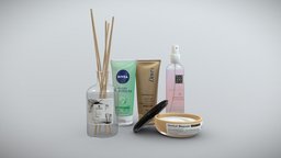 Bathroom Set bathroom, cosmetics, bathroom_accessories