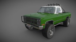 Offroad pickup truck, 4x4, v8, uaz, bronco, kamaz, blazer, silverdo