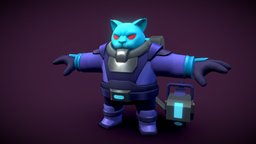 Clark Freon cat, clark, character, game, design, caterra, freon