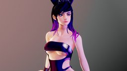 BlackRabbit create, cyber, swimwear, cutegirl, character, noai