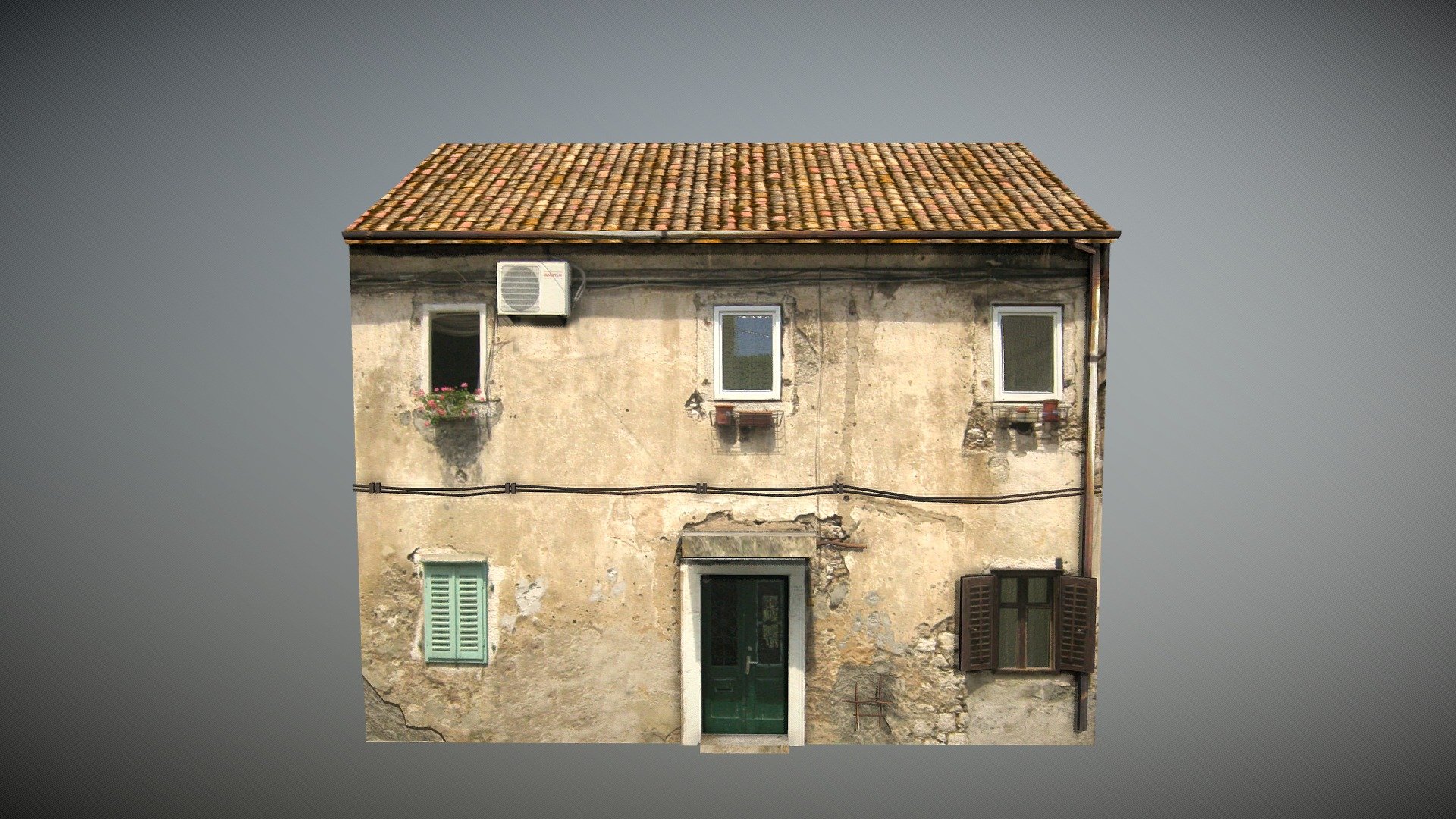 Gameready model - Old House 3 - Buy Royalty Free 3D model by Dexsoft Games (@dexsoft-games) 3d model