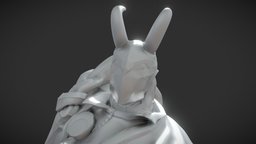 Jhin blood moon 3dprintable, league-of-legends, jhin, jhin-virtuoso, leagueoflegends-lol, leagueoflegends-3d-design-3d-character, 3dprint, characterdesign, sculpture, leagueoflegendsfanart