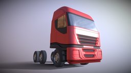 Truck 3-AXIS 6x4 (Wip-2) truck, high-poly, wip, lkw, lastwagen, semitrailer, vis-all-3d, 3dhaupt, software-service-john-gmbh, sattelzug, 3-axis-6x4