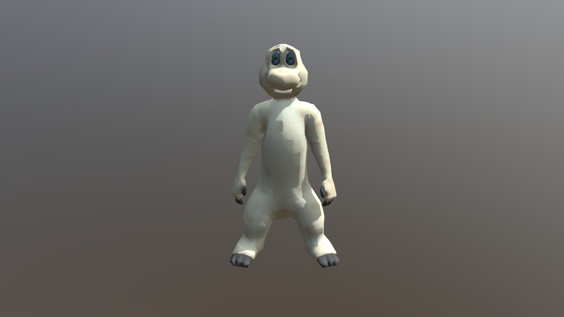 Crocodilo Biípede Cartoon Low Polly - Crocodilo Cartoon - 3D model by Luan.Pezzatti 3d model