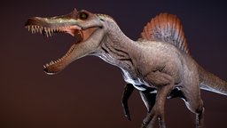Spinosaurus Jurassic park 3 fan art world, fish, lizard, big, predator, park, fallen, giant, kingdom, spinosaurus, 3, artist, jaws, jurassic, cretaceous, mesozoic, spinosaur, cretacic, 3d, art, creature, zbrush, prehistoric, dinosaur