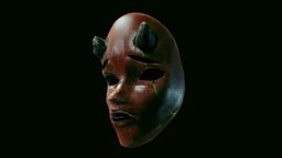 Demon Mask japan, demon, mask, ghost, halloween