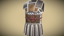 Greek Linothorax Armor hoplite, ancient-greece, totalwar, linothorax, lowpoly