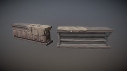 Old tavern Desk + Cloth ancient, cloth, 4, desk, maria, medieval, unreal, series, tavern, marco, old, engine, ue4, unrealengine4, medievale, rossi, unity, fantasy